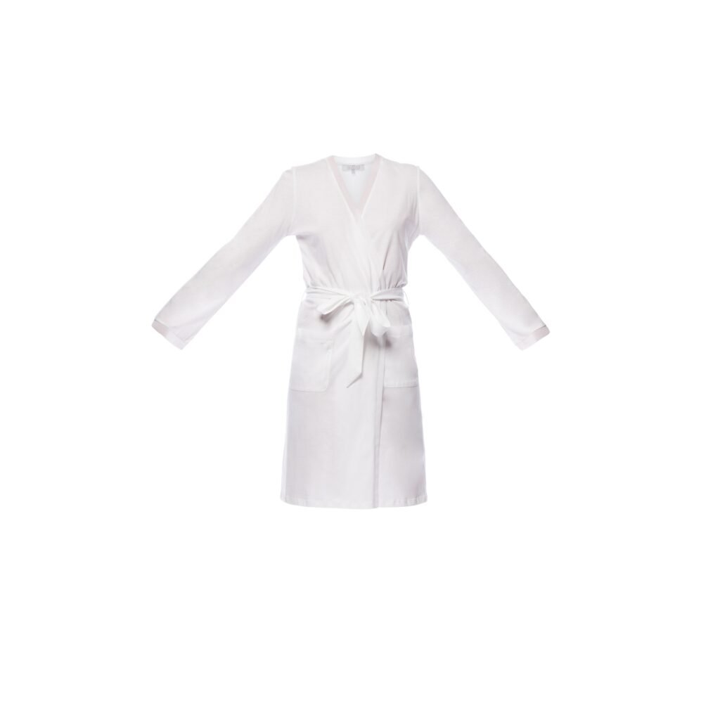 White Short Robe